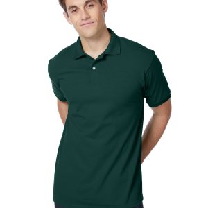 Hanes EcoSmart Men's Polo Shirt (Big & Tall Sizes Available)