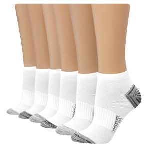 Hanes X-Temp Women's No Show Socks, 6-Pairs