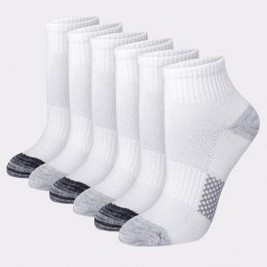 Hanes X-Temp Women's Ankle Socks, Extended Sizes, 6-Pairs