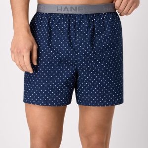 Hanes Ultimate Men's Woven Boxer Underwear, Assorted Plaids & Prints, 5-Pack