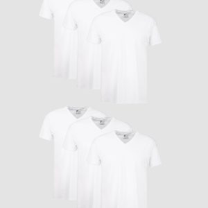 Hanes Men's Undershirt Pack, V-Neck, Moisture-Wicking Cotton with Odor Control, 6-Pack