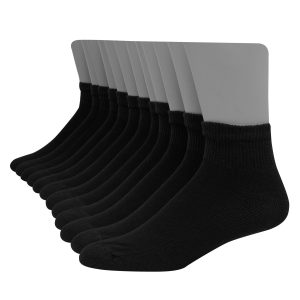 Hanes Ultimate Men's Ankle Socks, 12-Pairs