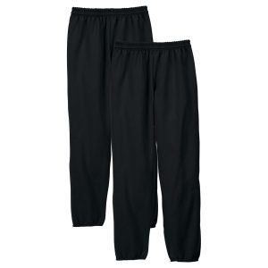 Hanes EcoSmart Men's Fleece Sweatpants, Value 2-Pack, 32"
