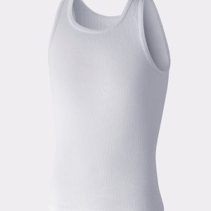 Hanes ComfortSoft Boys' Cotton Tank, White, 3-Pack