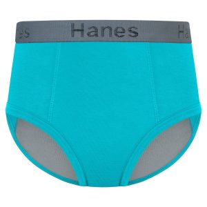 Hanes Confident Nights™ Boys' Overnight Underwear Pack, 3-Pack, Light & Moderate Leaks, Gem Multi