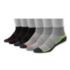 Hanes Boys' Performance Ankle Socks, X-Temp, 6-Pairs