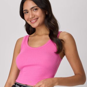 Hanes Originals Comfywear Women's Rib Crop Tank