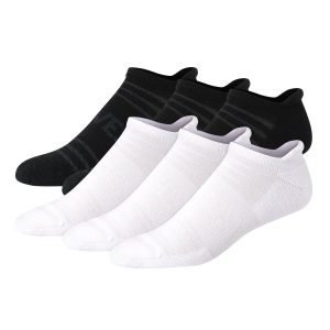 Hanes Moves Breathable Mesh Men’s Heel Shield Socks, Shoe Sizes 6-12, 6-Pairs