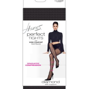 Hanes Perfect Diamond Women's Tights, Compression, Control Top