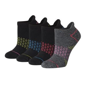 Hanes Absolute Comfort Women's Heel Shield Socks, 4-Pairs
