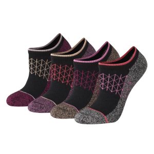 Hanes Absolute Comfort Women's Super No Show Socks Pack, 4-Pairs