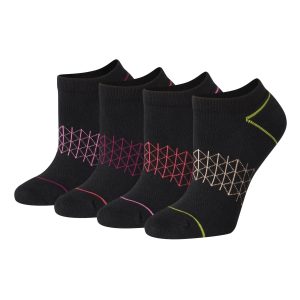 Hanes Absolute Comfort Women's No Show Socks, 4-Pairs