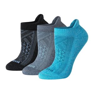 Hanes Absolute Run Women’s No Show Tab Socks, 3-Pairs