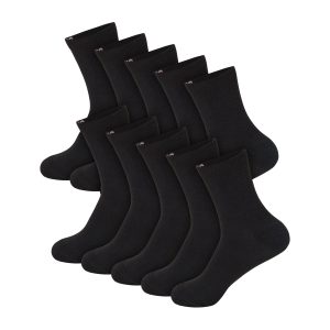 Hanes Moves X-Temp Women's Crew Socks, 10-Pairs, Shoe Sizes 8-12