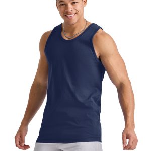 Hanes Essentials Men's Cotton Tank Top, 3-Pack