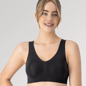 Hanes Women's Invisible Embrace Pullover Bralette, Moisture Wicking