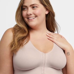 Hanes Just My Size Pure Comfort Front-Close Seamless Bra
