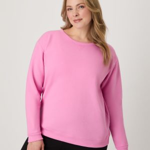 Hanes EcoSmart Women's Fleece Sweatshirt, V-Notch