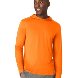 Hanes Cool DRI Men’s Hooded T-Shirt, 3-Pack, Moisture-Wicking