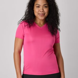 Hanes Sport Cool DRI Women's Performance V-Neck T-Shirt