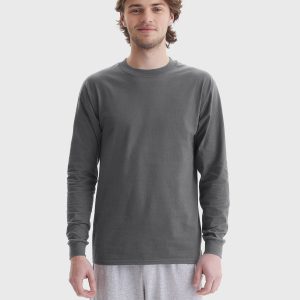 Hanes Beefy Men's Long Sleeve T-Shirt, Cotton