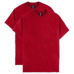 Hanes Beefy-T Men's Heavyweight Cotton T-Shirt, Value 2-Pack (Big & Tall Sizes)