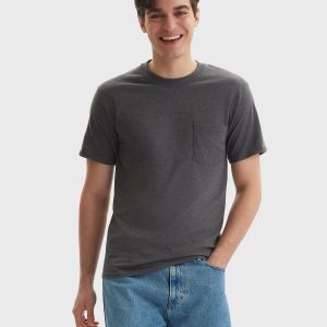 Hanes Beefy-T Unisex Cotton Pocket T-Shirt