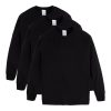 Hanes Boys' Long Sleeve T-Shirt, 3-Pack