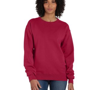 Hanes Unisex Garment Dyed Fleece Sweatshirt