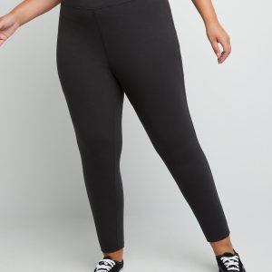Hanes Just My Size Women's Stretch Jersey Leggings, 25.5" (Plus Size)
