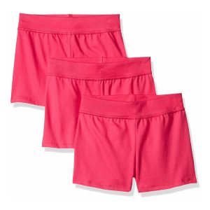 Hanes Girls' Jersey Shorts, 3-Pack