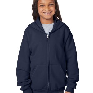 Hanes EcoSmart Kids' Full-Zip Hooded Jacket