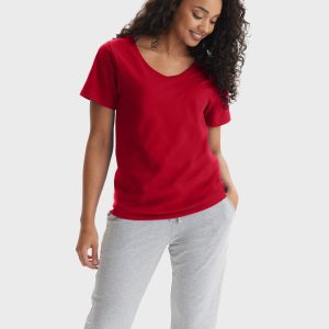 Hanes Perfect-T Women's V-Neck Cotton T-Shirt