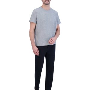Hanes Men’s Jersey Pajama Set, Cotton