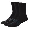 Hanes Absolute Active Men’s Cushioned Crew Socks, Shoe Sizes 6-12, 3-Pairs
