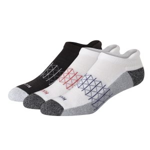 Hanes Absolute Active Men’s Cushioned Heel Shield Socks, Shoe Sizes 6-12, 3-Pairs