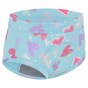 Hanes Toddlers' Girls' Heavy Absorbency Underwear Briefs Pack, 5-Pack, Potty Training, Prints