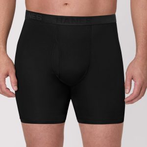 Hanes Men's Underwear Boxer Briefs, 3-Pack, Big Man Ultimate Sport (Big & Tall)