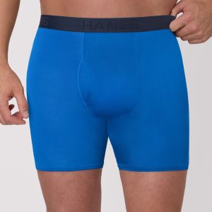 Hanes Men's Underwear Boxer Briefs, 3-Pack, Big Man Ultimate Sport (Big & Tall)