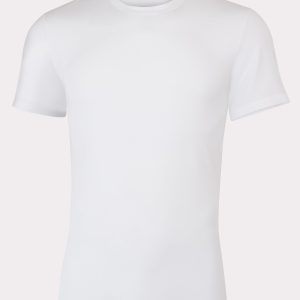 Hanes Perfect Flex Men's Tee, White Crewneck Undershirt, 1-Pack