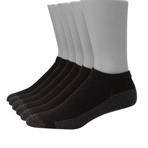 Hanes Ultimate Men's Ultra Cushion Low Cut Socks, 6-Pairs