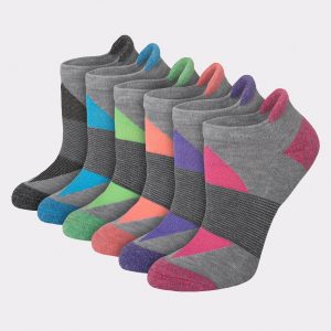 Hanes Women's Performance Heel Shield Socks, Cushioned, 6-Pairs